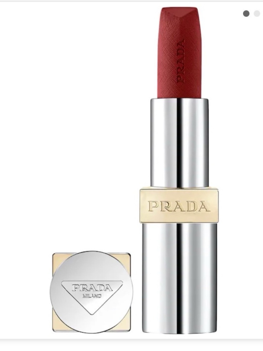 Prada Monochrome Hyper Matte Lipstick B03 Mahogany Full Size 3.8g NIB